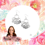 Partners in Chime Silver Earrings-Jewelry-Ericka C Wise, $5 Jewelry-Ericka C Wise, $5 Jewelry Paparazzi accessories jewelry ericka champion wise elite consultant life of the party fashion fix lead and nickel free florida palm bay melbourne