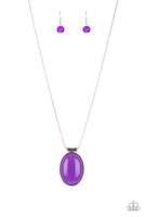 Rising Stardom Purple Necklace-Jewelry-Ericka C Wise, $5 Jewelry-Ericka C Wise, $5 Jewelry Paparazzi accessories jewelry ericka champion wise elite consultant life of the party fashion fix lead and nickel free florida palm bay melbourne
