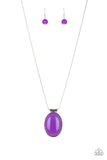 Rising Stardom Purple Necklace-Jewelry-Ericka C Wise, $5 Jewelry-Ericka C Wise, $5 Jewelry Paparazzi accessories jewelry ericka champion wise elite consultant life of the party fashion fix lead and nickel free florida palm bay melbourne