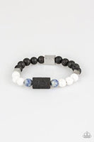 Run Out the Block Blue Bracelet-Jewelry-Paparazzi Accessories-Ericka C Wise, $5 Jewelry Paparazzi accessories jewelry ericka champion wise elite consultant life of the party fashion fix lead and nickel free florida palm bay melbourne
