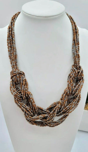 City Catwalk Copper Necklace-Jewelry-Paparazzi Accessories-Ericka C Wise, $5 Jewelry Paparazzi accessories jewelry ericka champion wise elite consultant life of the party fashion fix lead and nickel free florida palm bay melbourne