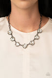 Star Quality Sparkle Black Necklace-Jewelry-Paparazzi Accessories-Ericka C Wise, $5 Jewelry Paparazzi accessories jewelry ericka champion wise elite consultant life of the party fashion fix lead and nickel free florida palm bay melbourne