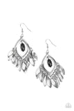 Sunset Soul Black Earrings-Jewelry-Paparazzi Accessories-Ericka C Wise, $5 Jewelry Paparazzi accessories jewelry ericka champion wise elite consultant life of the party fashion fix lead and nickel free florida palm bay melbourne