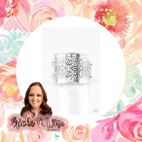 Wild Meadows Silver Ring-Jewelry-Paparazzi Accessories-Ericka C Wise, $5 Jewelry Paparazzi accessories jewelry ericka champion wise elite consultant life of the party fashion fix lead and nickel free florida palm bay melbourne